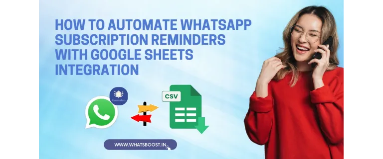 Automatiza recordatorios de suscripciones en WhatsApp con Google Sheets
