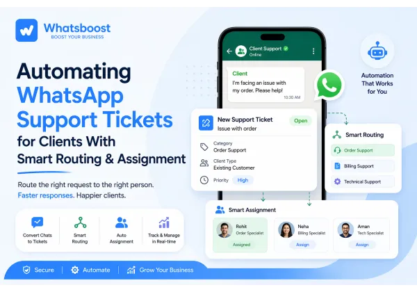 Automatitza el suport per WhatsApp amb enrutament i assignació intel·ligent