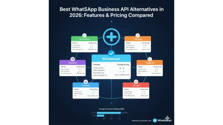 Las 8 Mejores Alternativas a la API de WhatsApp Business en 2026: Funcionalidades y Costes Comparados