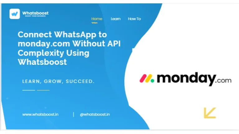 Conecta WhatsApp a monday.com en 2 minutos con solo escanear un QR.