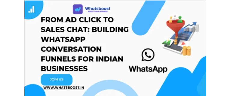 Del clic al chat de ventas: Construye embudos conversacionales en WhatsApp para empresas indias