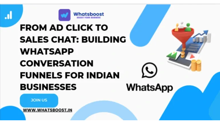 Del clic al chat de ventas: Construye embudos conversacionales en WhatsApp para empresas indias