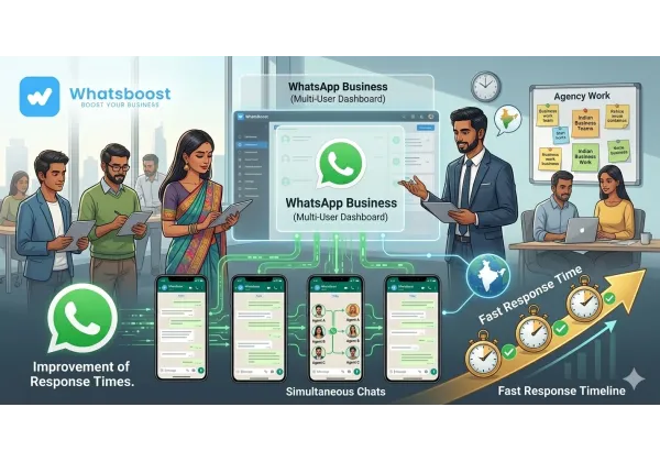 Comment les agences utilisent WhatsApp Business Multi-Utilisateurs pour améliorer les temps de réponse