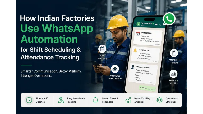 Automatisation WhatsApp pour la gestion des équipes et des présences en usine