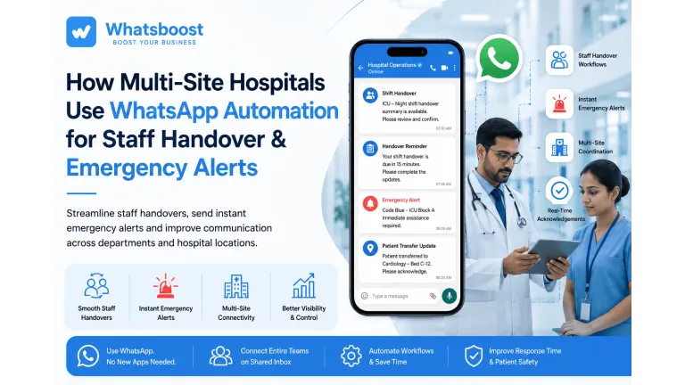 Automatisation WhatsApp pour hôpitaux multi-sites : transferts et alertes