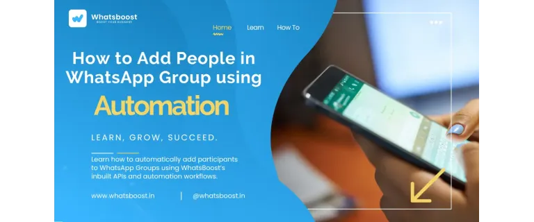 Automatiza la incorporación de usuarios a tu grupo de WhatsApp en segundos.