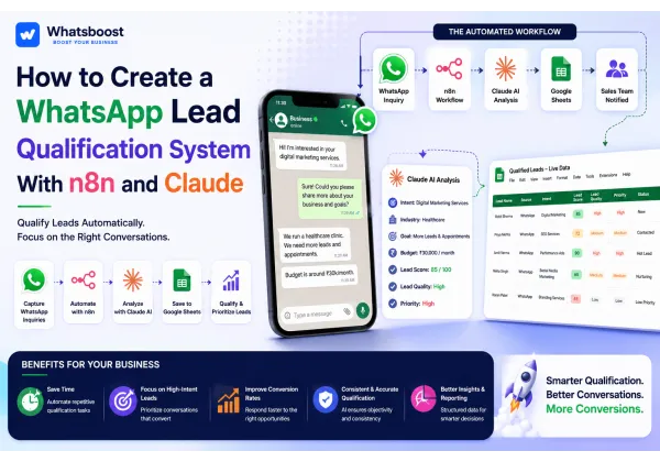 Sistema de qualificació de leads per WhatsApp amb n8n i Claude