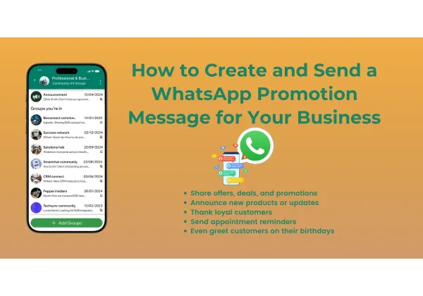 Crea y envía mensajes promocionales por WhatsApp que impulsen tu negocio