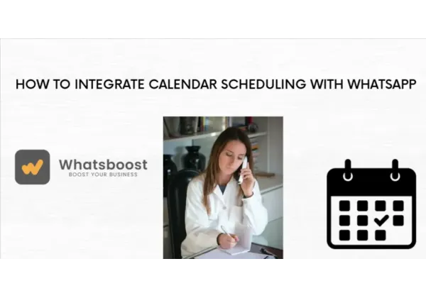 Agenda sin complicaciones: Integra tu calendario con WhatsApp y transforma tus reuniones.