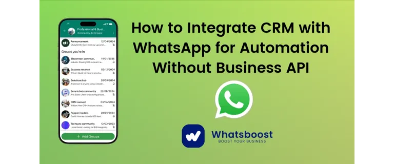 Automatiza tu CRM con WhatsApp sin la API oficial