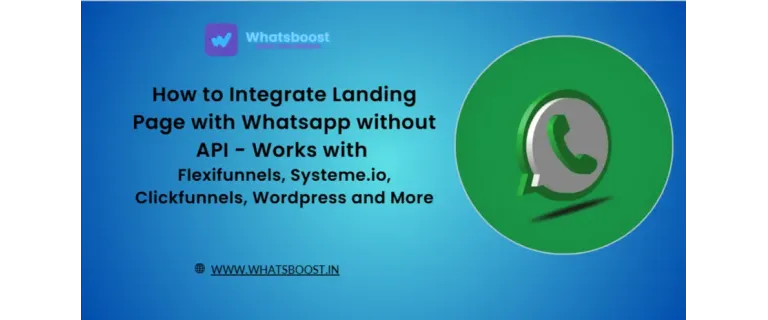 Conecta tu landing page a WhatsApp sin API: compatible con Flexifunnels, Systeme.io, ClickFunnels y WordPress