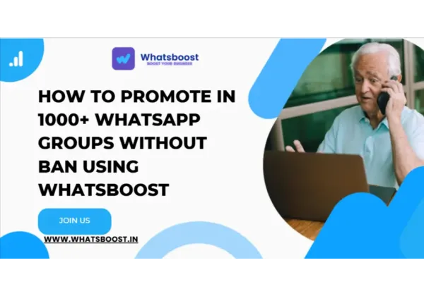 Promociona en más de 1,000 grupos de WhatsApp sin riesgo de bloqueo.