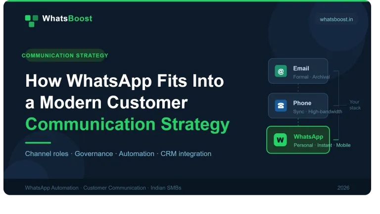 Comment WhatsApp s'intègre dans une stratégie de communication client moderne