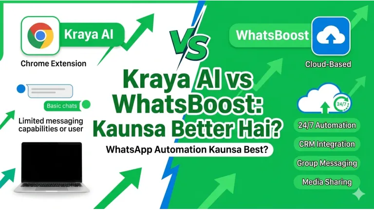 Kraya AI frente a la plataforma en la nube: ¿Cuál es la mejor herramienta de automatización de WhatsApp?
