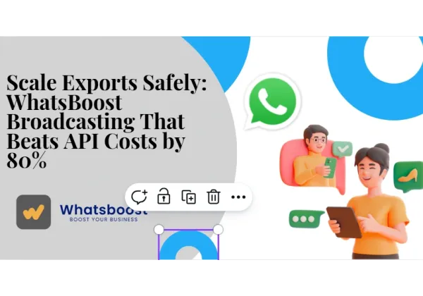 Impulsa tus exportaciones: transmisión segura en WhatsApp que ahorra un 80 % en costos de API