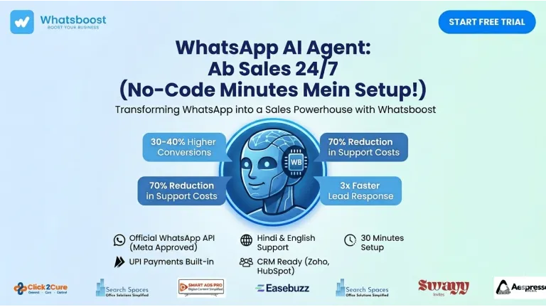 WhatsApp AI Agent Setup in India: Whatsboost Se Business Scale Karein