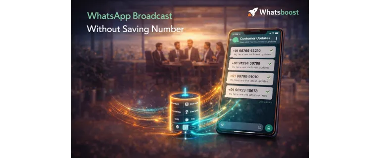 Guía 2026 para enviar Broadcasts de WhatsApp sin guardar números: Estrategias para negocios indios