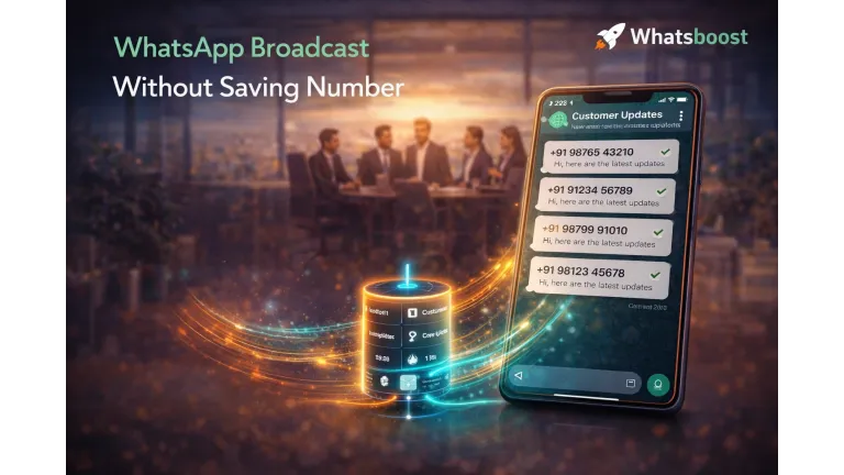 Guía 2026 para enviar Broadcasts de WhatsApp sin guardar números: Estrategias para negocios indios
