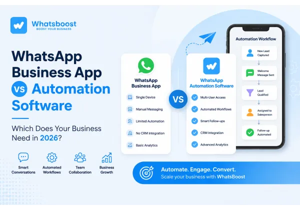 WhatsApp Business App vs Automation Software: Which Do You Need in 2026?