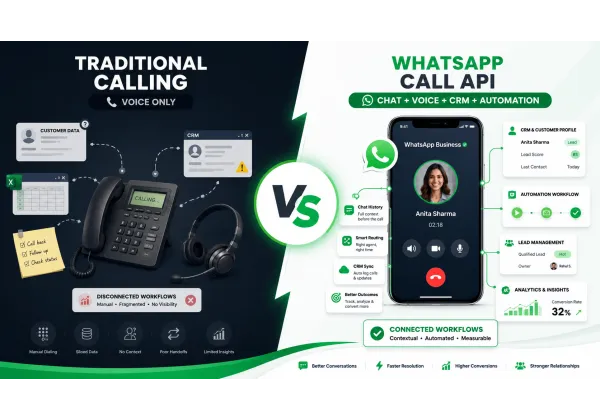 WhatsApp Call API vs Trucada Tradicional: Què és Millor per al teu Negoci?