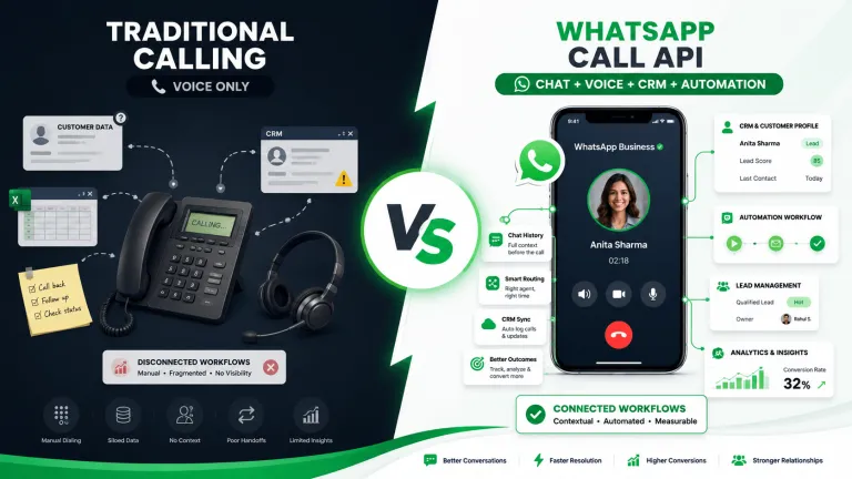 WhatsApp Call API vs Sistemas Tradicionales: ¿Qué es mejor para tu negocio?