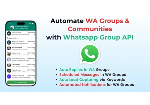 Domina la automatización de grupos en WhatsApp con la API de grupos
