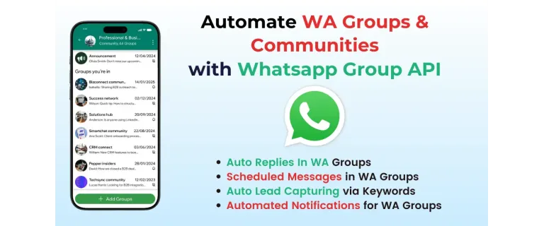 Domina la automatización de grupos en WhatsApp con la API de grupos