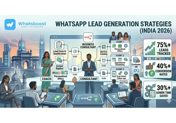 Stratégies de génération de leads WhatsApp pour coachs, consultants et agences