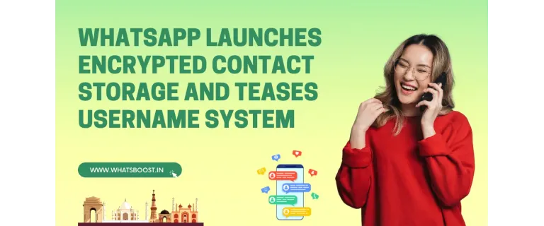 WhatsApp presenta almacenamiento interno de contactos y adelanta la función de nombre de usuario.