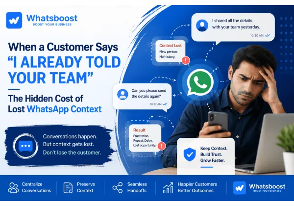 El cost ocult de perdre el context a WhatsApp