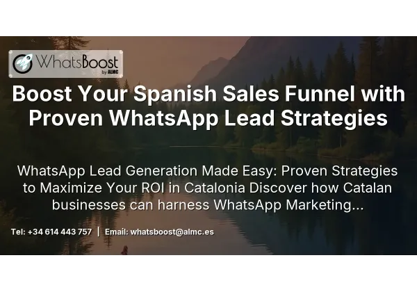 Boost Your Spanish Sales Funnel with Proven WhatsApp Lead Strategies