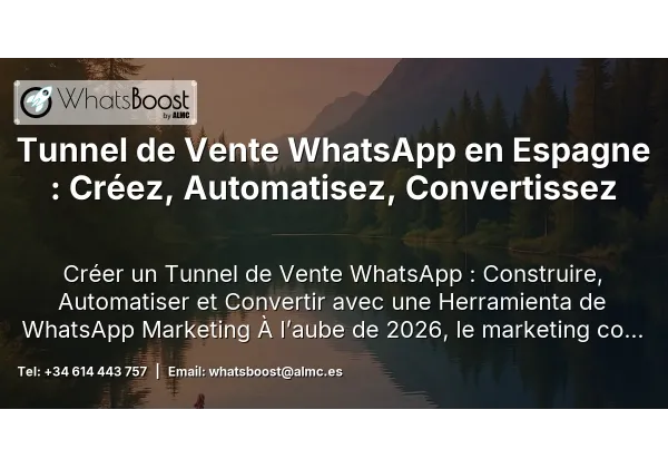 Tunnel de Vente WhatsApp en Espagne : Créez, Automatisez, Convertissez