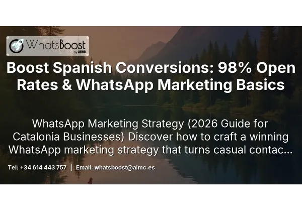 Boost Spanish Conversions: 98% Open Rates & WhatsApp Marketing Basics