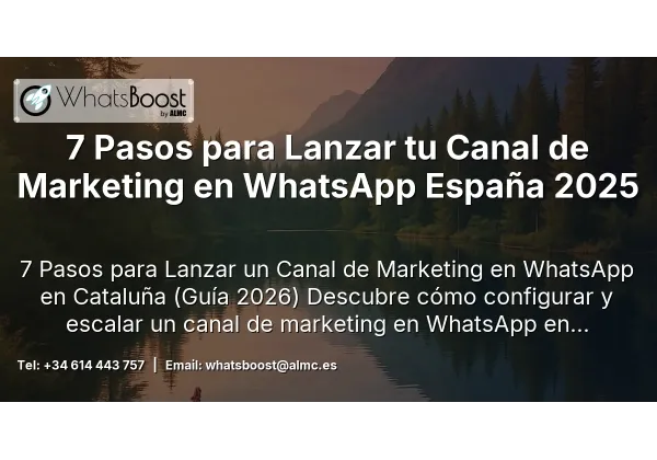 7 Pasos para Lanzar tu Canal de Marketing en WhatsApp España 2025
