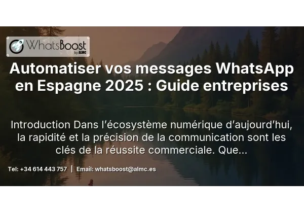 Automatiser vos messages WhatsApp en Espagne 2025 : Guide entreprises