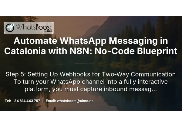 Automate WhatsApp Messaging in Catalonia with N8N: No-Code Blueprint