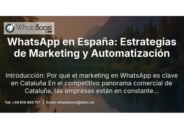 WhatsApp en España: Estrategias de Marketing y Automatización