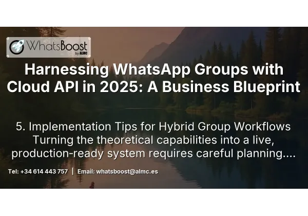 Harnessing WhatsApp Groups with Cloud API in 2025: A Business Blueprint