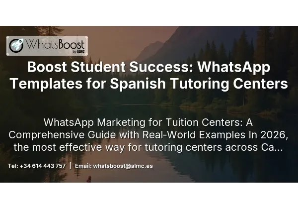 Boost Student Success: WhatsApp Templates for Spanish Tutoring Centers