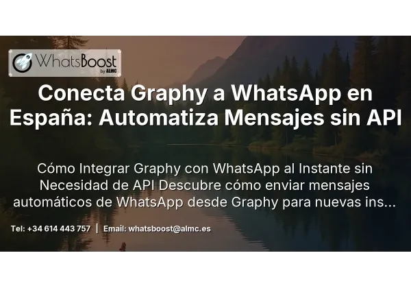 Conecta Graphy a WhatsApp en España: Automatiza Mensajes sin API