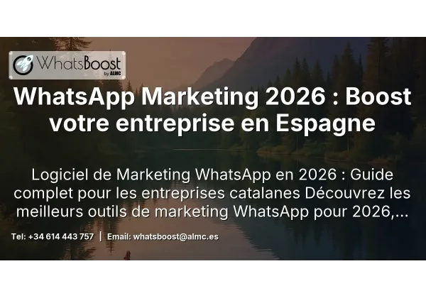 WhatsApp Marketing 2026 : Boost votre entreprise en Espagne