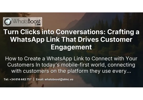 Turn Clicks into Conversations: Crafting a WhatsApp Link That Drives Customer Engagement