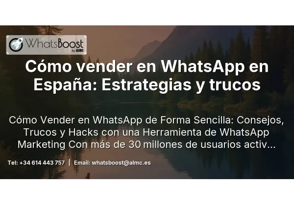 Cómo vender en WhatsApp en España: Estrategias y trucos