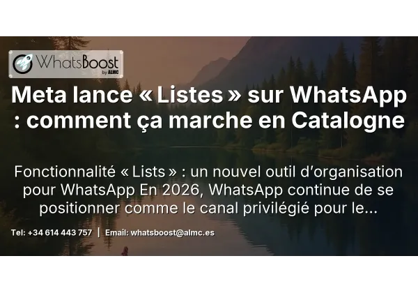 Meta lance « Listes » sur WhatsApp : comment ça marche en Catalogne