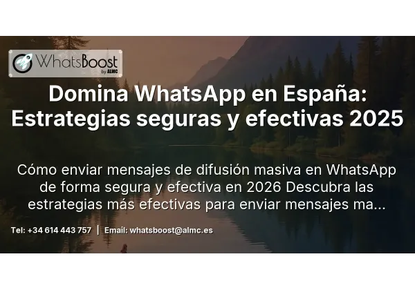 Domina WhatsApp en España: Estrategias seguras y efectivas 2025
