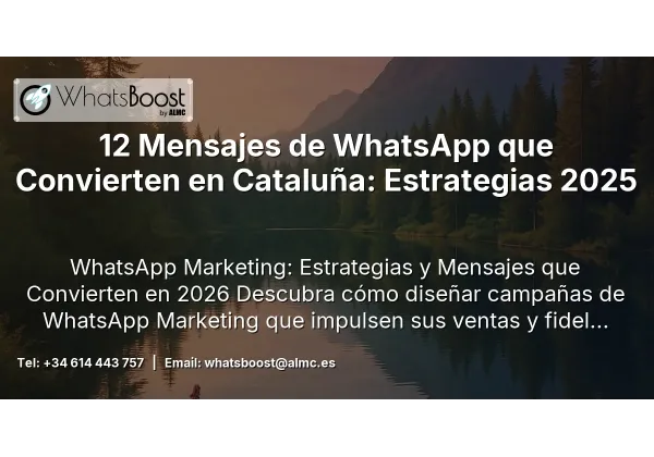 12 Mensajes de WhatsApp que Convierten en Cataluña: Estrategias 2025