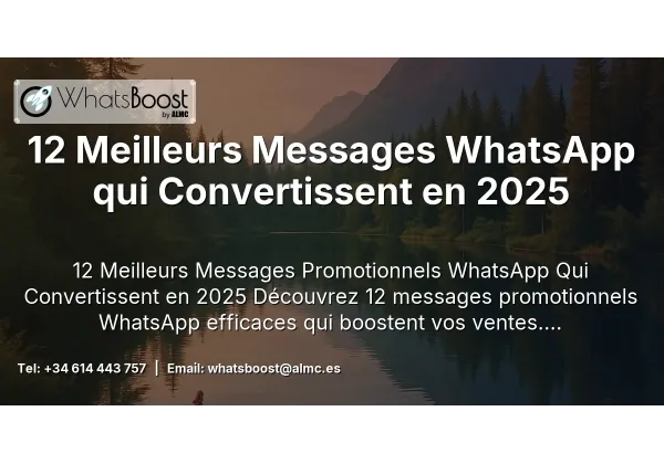 12 Meilleurs Messages WhatsApp qui Convertissent en 2025