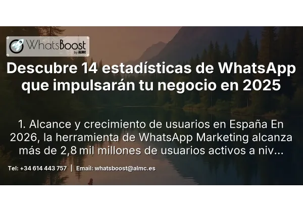 Descubre 14 estadísticas de WhatsApp que impulsarán tu negocio en 2025