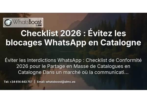 Checklist 2026 : Évitez les blocages WhatsApp en Catalogne