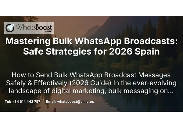 Mastering Bulk WhatsApp Broadcasts: Safe Strategies for 2026 Spain